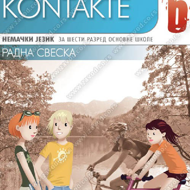 KONTAKTE 6 – RADNA SVESKA za nemački jezik za šesti razred osnovne škole