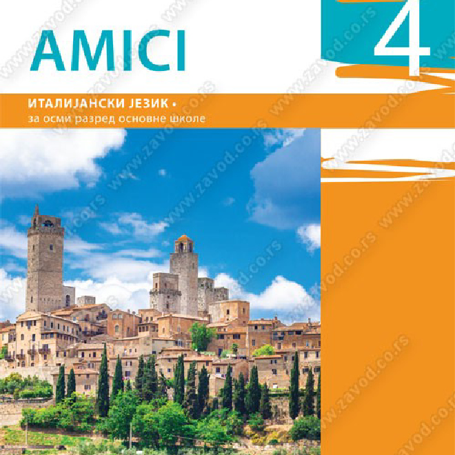 AMICI 4 - ITALIJANSKI JEZIK – udžbenik za osmi razred osnovne škole
