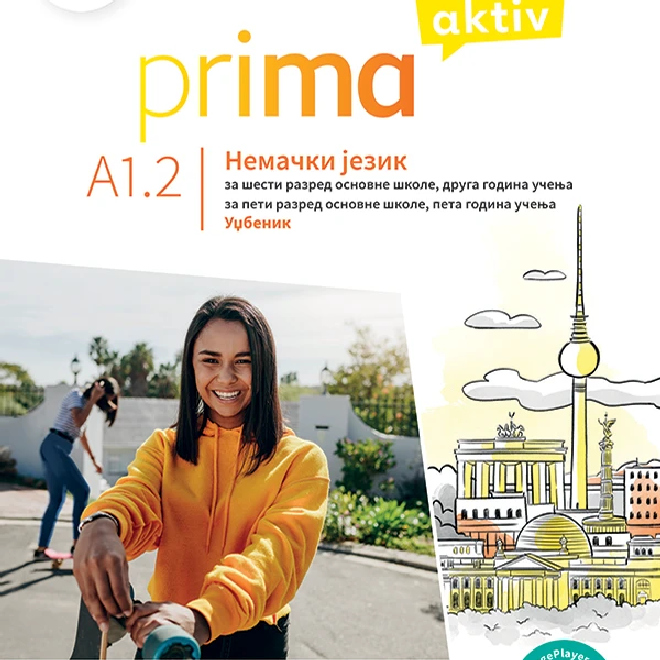 Prima Aktiv A1.2 udžbenik, nemački jezik za 6. razred
