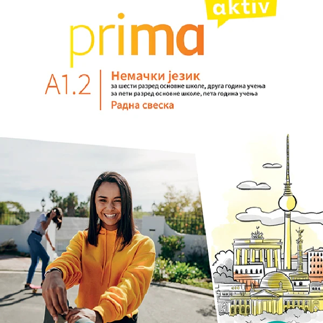 Prima Aktiv A1.2 radna sveska, nemački jezik za 6. razred