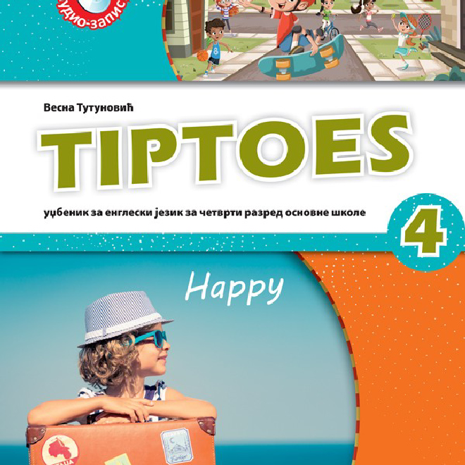 Tiptoes 4 udžbenik  iz engleskog jezika i CD