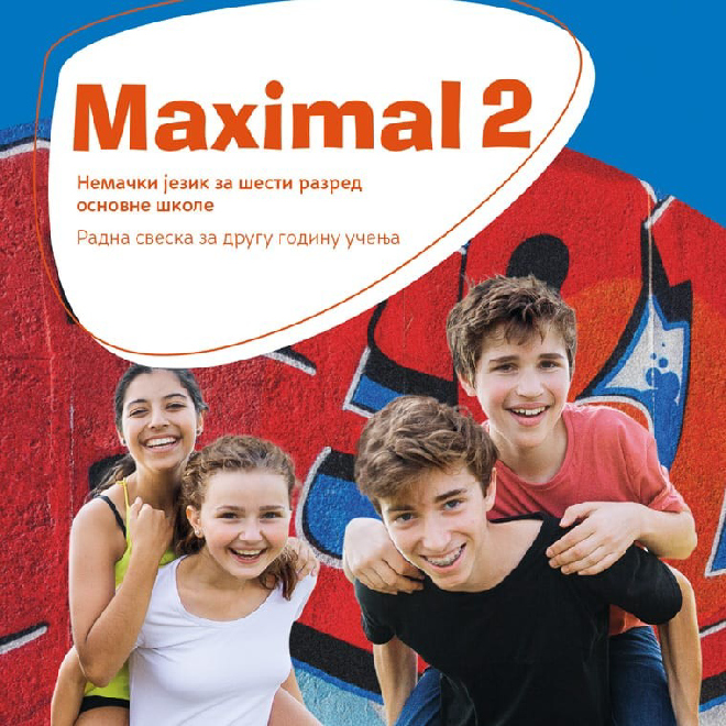 Nemački jezik 6, Maximal 2, radna sveska za šesti razred sa QR kodom
