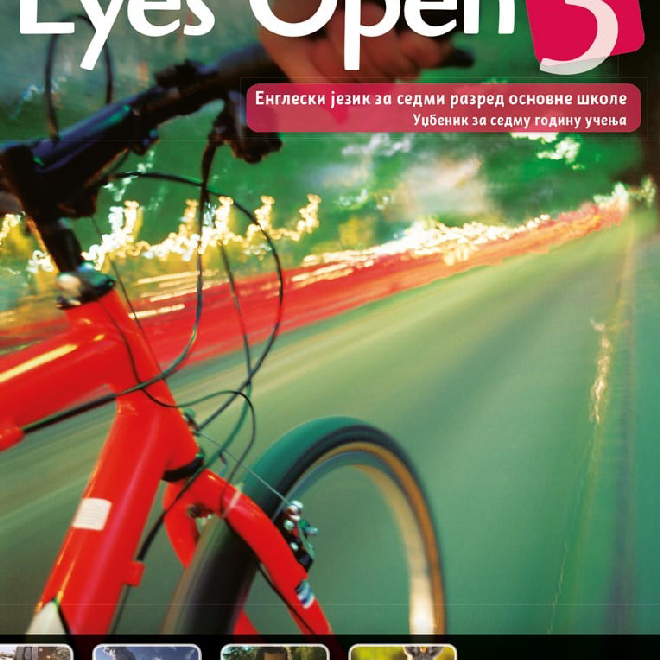 Engleski jezik 7, Eyes Open 3, udžbenik za sedmi razred (QR)