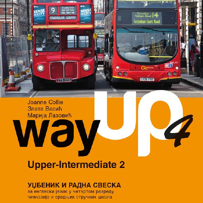 Way up 4, udžbenik i radna sveska + CD za četvrti razred gimnazija i srednjih stručnih škola