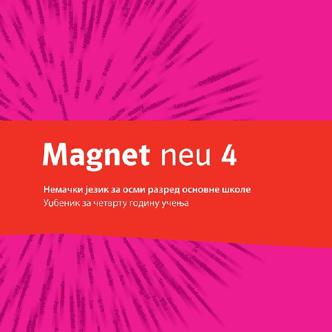 Nemački jezik 8, Magnet neu 4, udžbenik za osmi razred (QR)