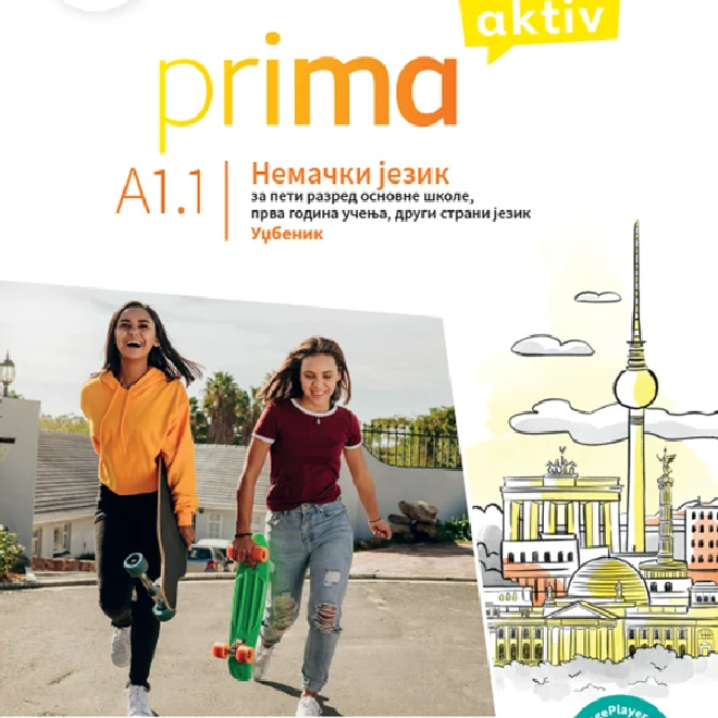 Prima aktiv A1.1: nemački jezik za peti razred, udžbenik