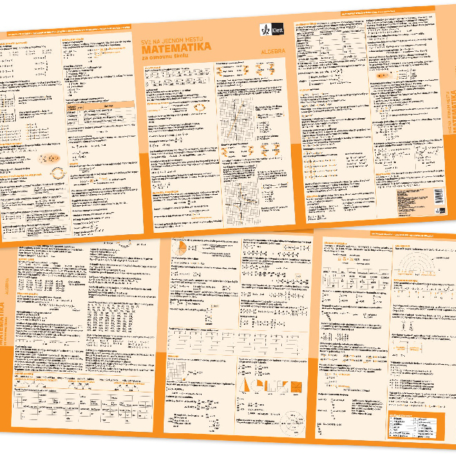 Sve na jednom mestu, Matematika za osnovnu školu, Algebra