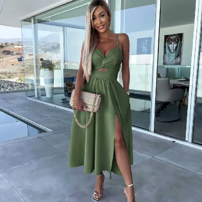 Green Midi Dress