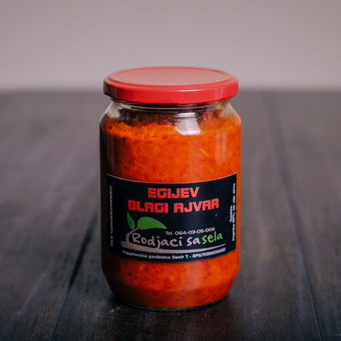 Ajvar mild Aegi's ground 720ml.