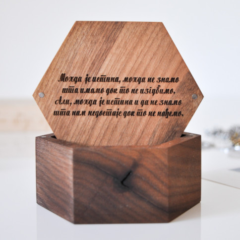 Drvena kutija za burme 