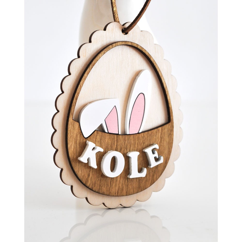 Uskršnja dekoracija | Personalizovano jaje Floi