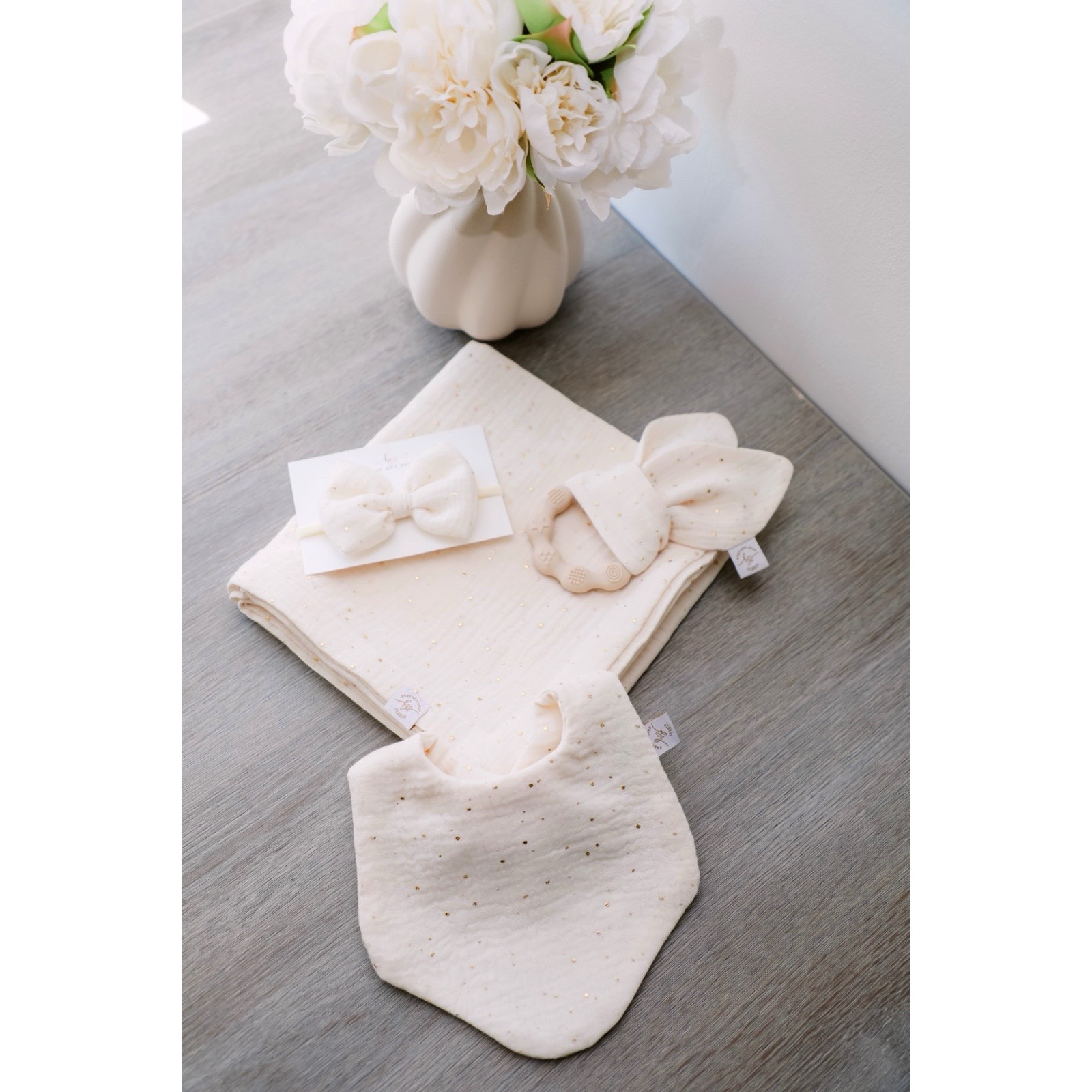 Muslin KREM set