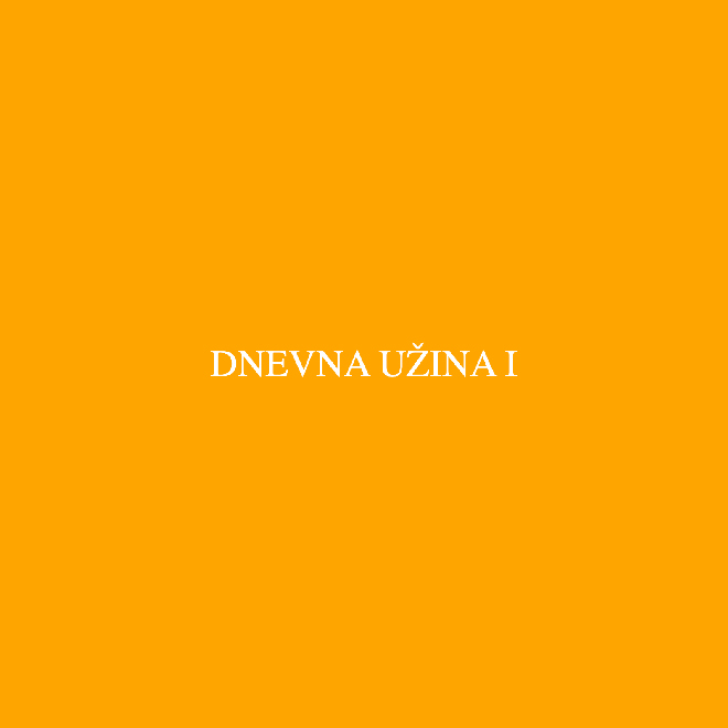 Dnevna užina I