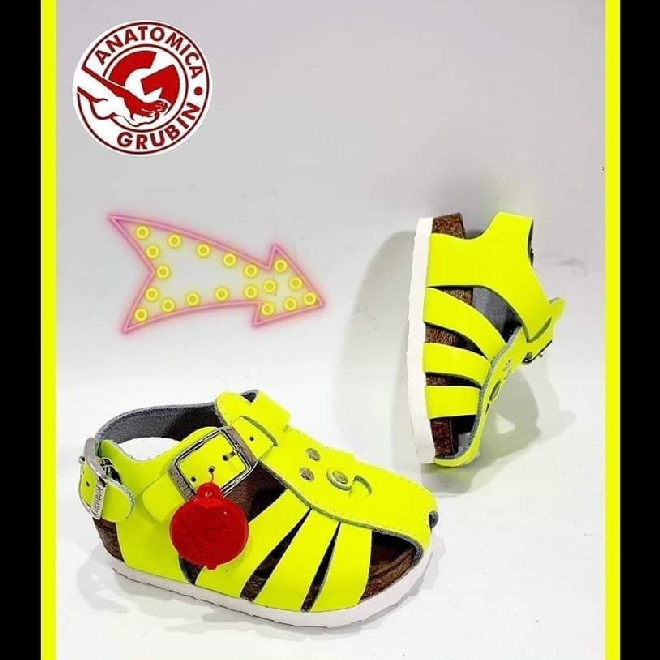 Anatomske sandale 0452350 ZUTA FL-2