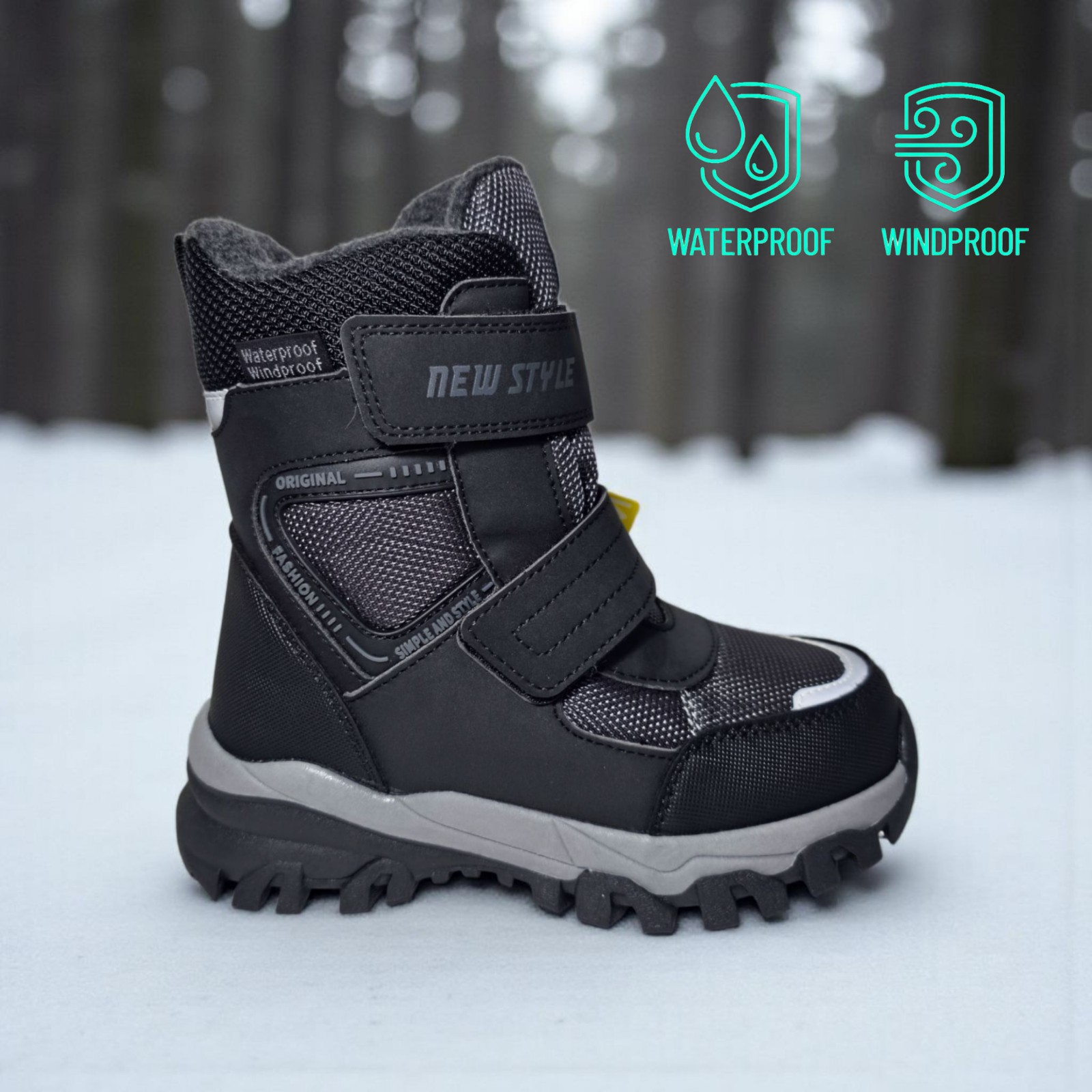 DEKLARISANO VODOOTPORNE I VETROOTPORNE cizme za sneg 089