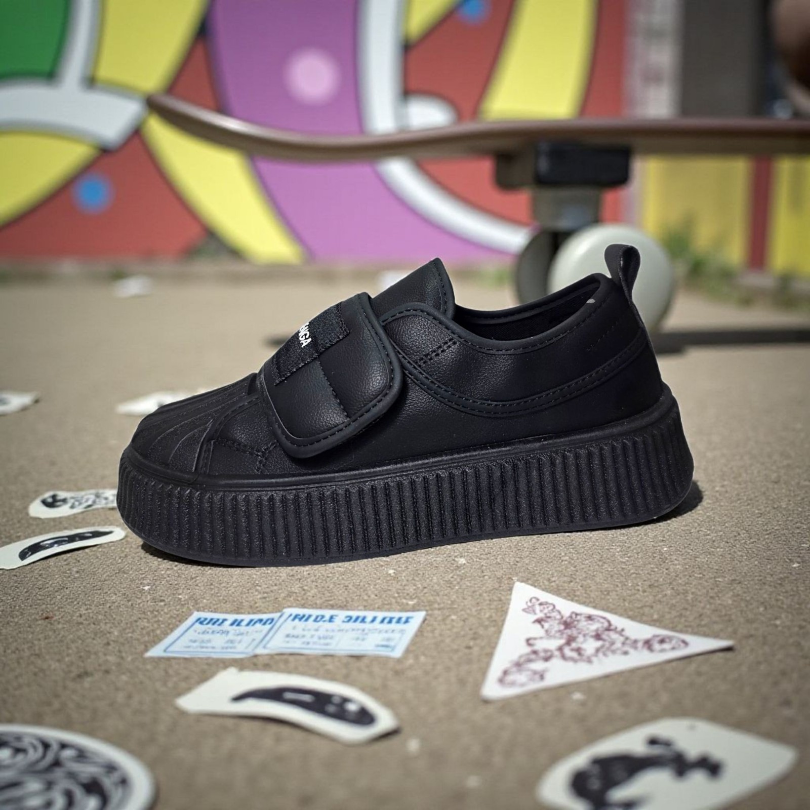 Crne plitke patike 055-2