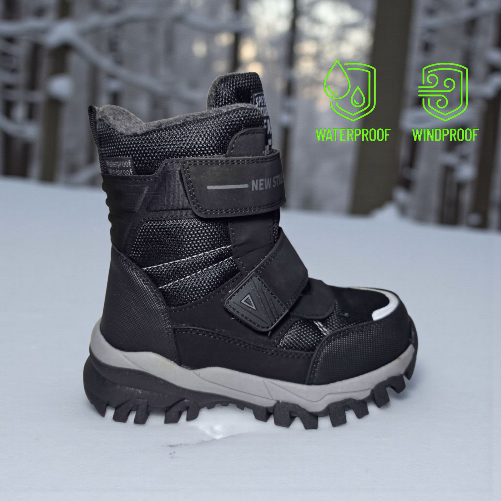 DEKLARISANO VODOOTPORNE I VETROOTPORNE cizme za sneg 087