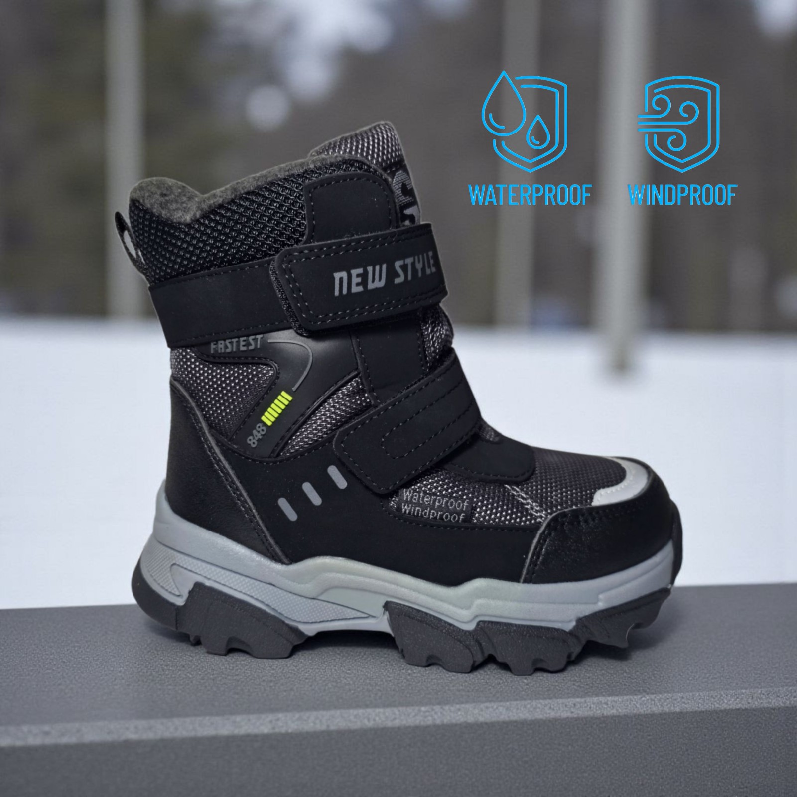 DEKLARISANO VODOOTPORNE I VETROOTPORNE cizme za sneg 081