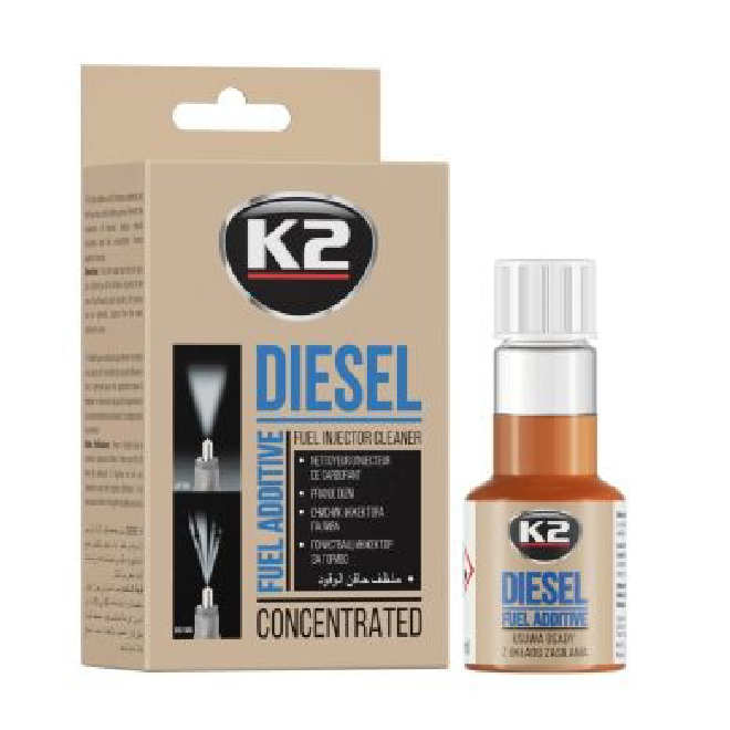 155 - K2 DIESEL – čistač dizni dizel motora 50ml.