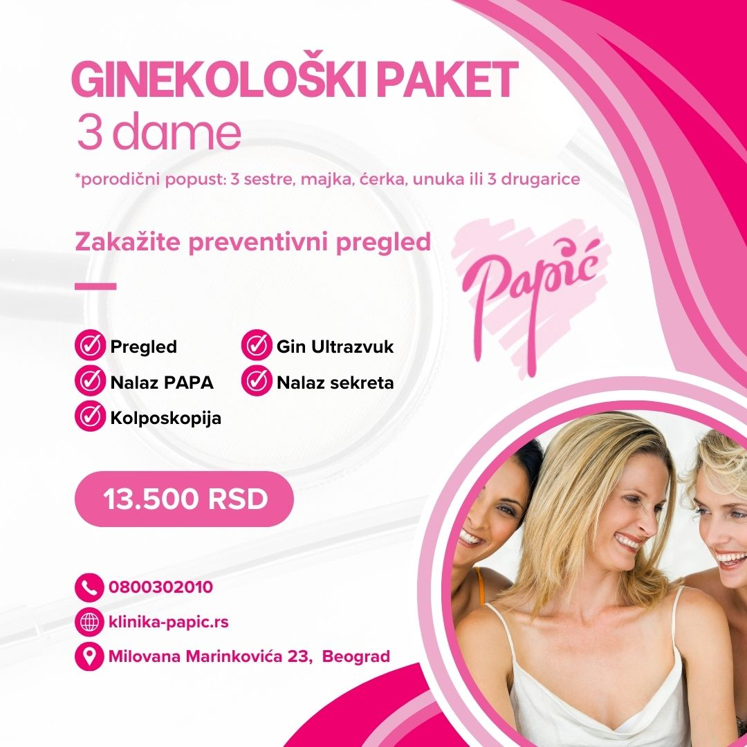 Ginekološki paket 3 dame