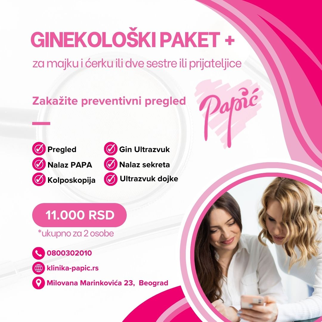 Ginekološki paket plus -  paket za majku i ćerku