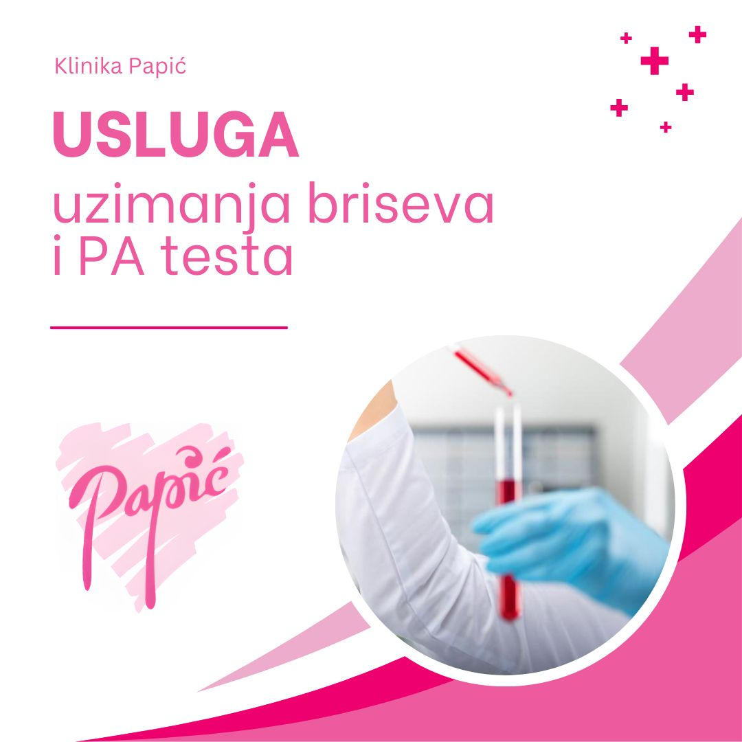 Usluga uzimanja brisa ili PA testa
