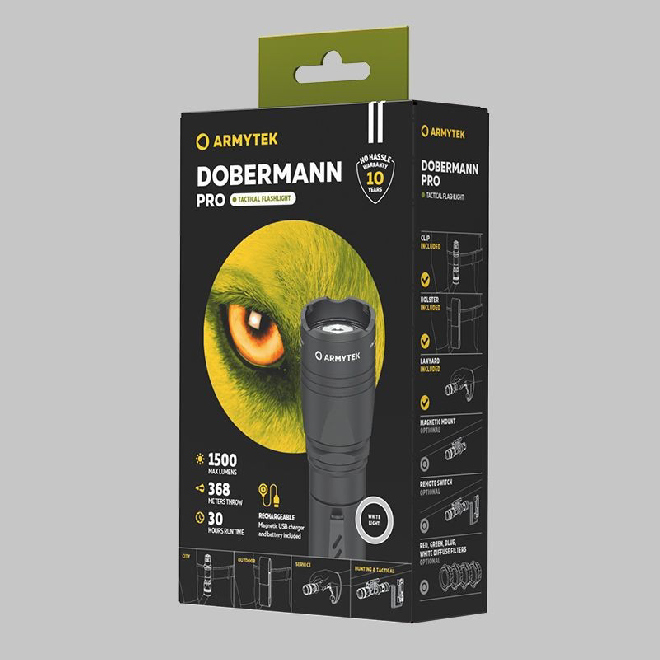 Lampa Armytek Dobermann pro 