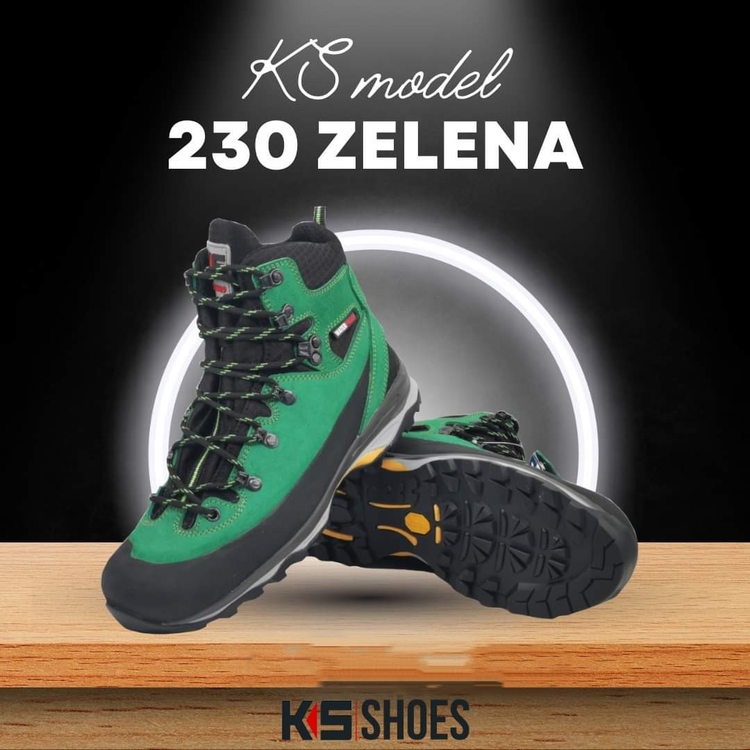 Cipela planinarska KS 230, zelena