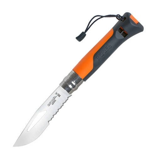 Nož OPINEL inox 8, Survival orange, 001577,
