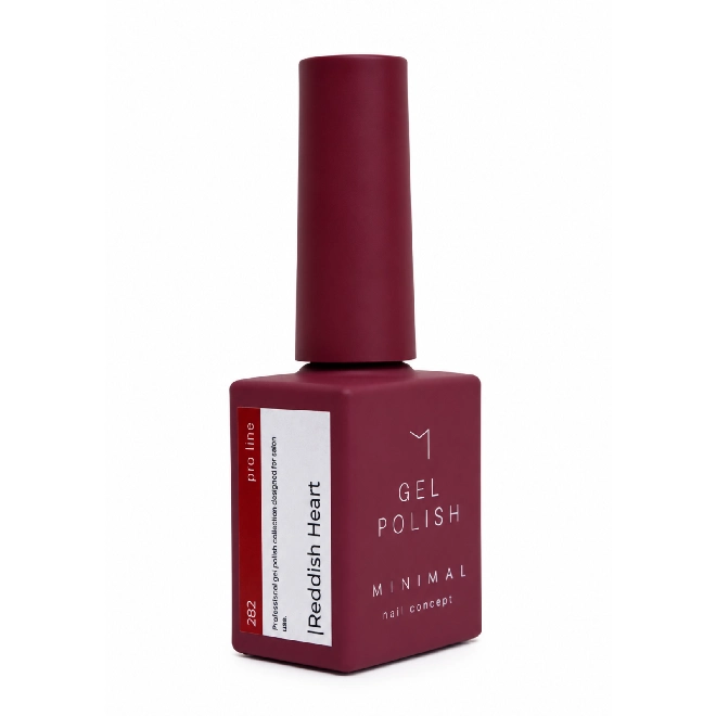 Minimal Gel Polish |282 Reddish Heart-Pro Line 10ml
