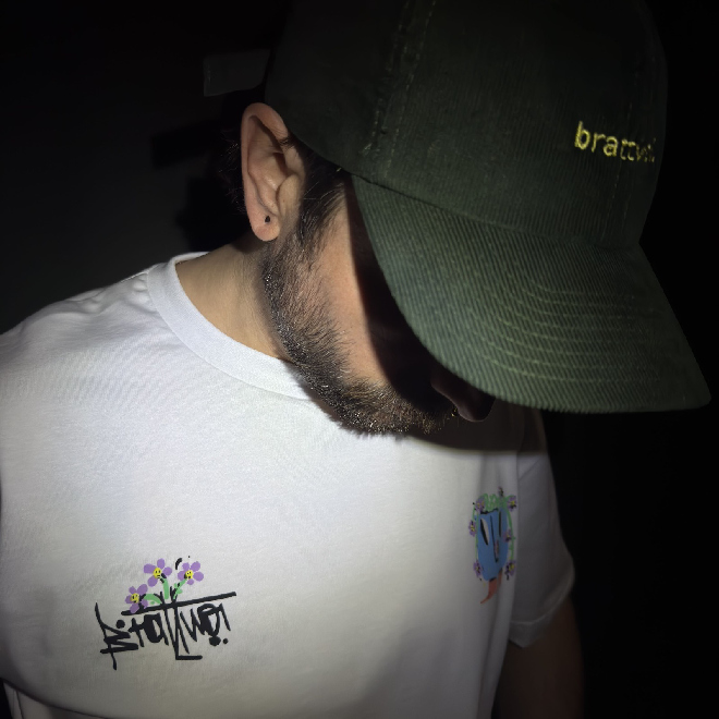 brattvoi x NERVIG10 popup collab t-shirt