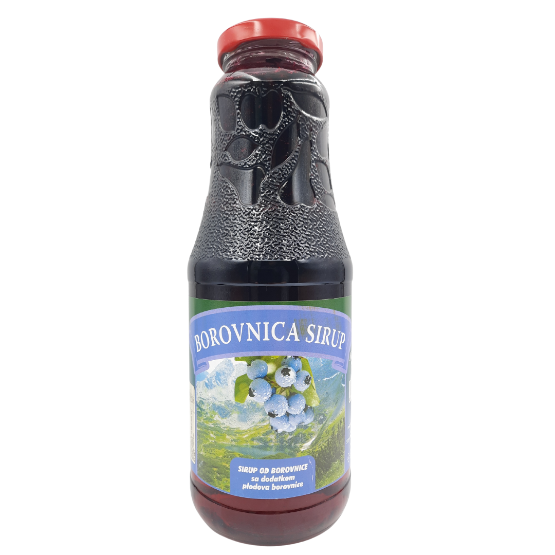 Borovnica sirup sa plodovima 1L