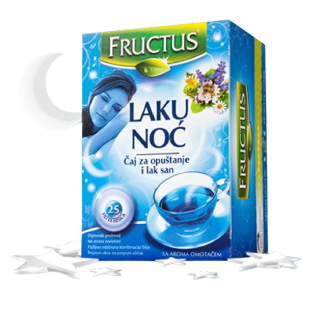 Caj za laku noc Fructus 25 kesica