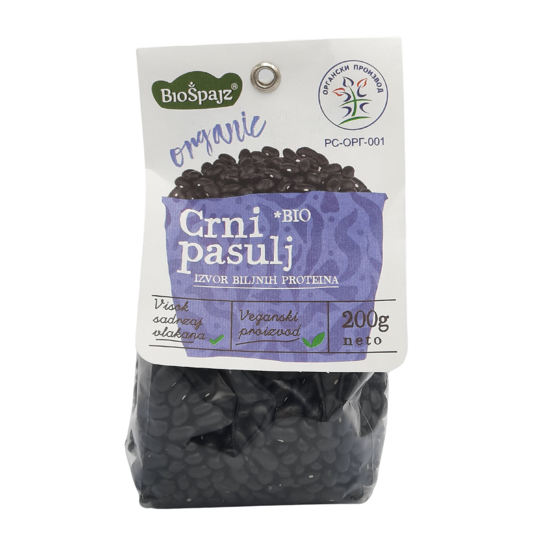 Pasulj crni organski 200gr