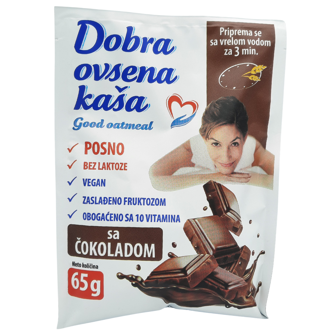 Dobra ovsena kasa sa cokoladom 65gr