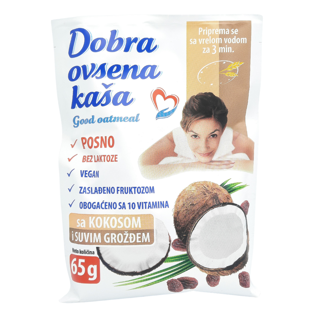 Dobra ovsena kasa kokos 60gr