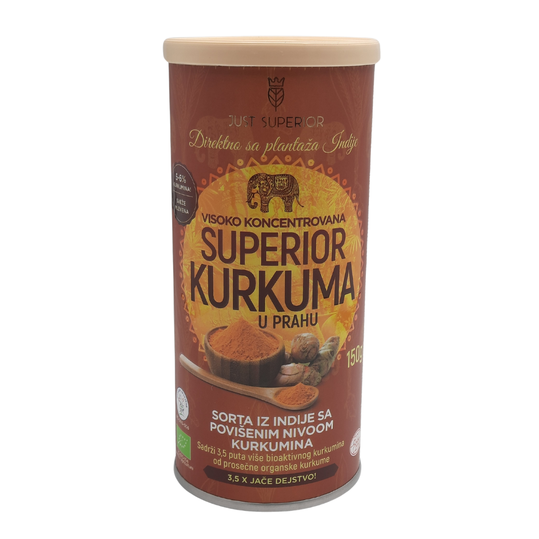 Kurkuma u prahu organska Just Superior 150gr