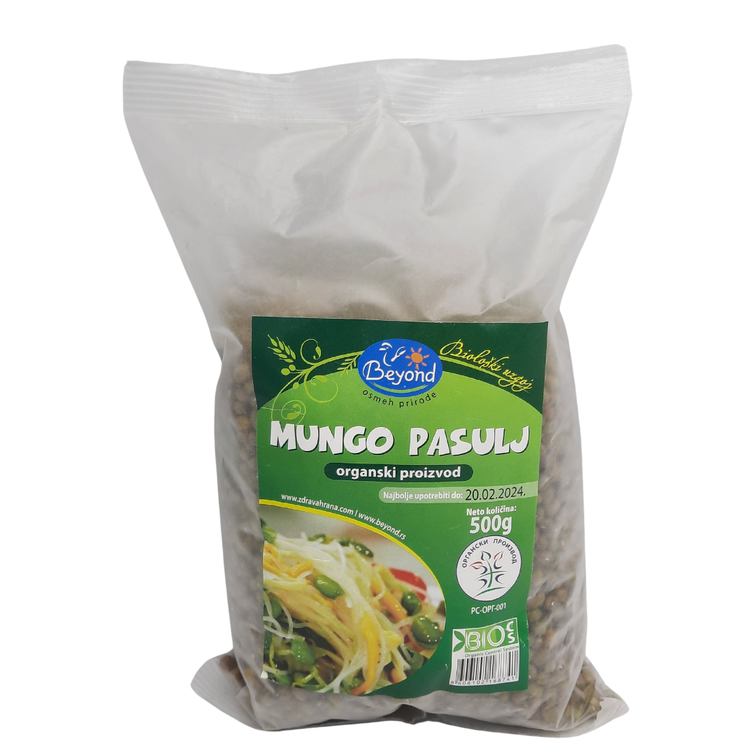 Mungo pasulj organski 500gr