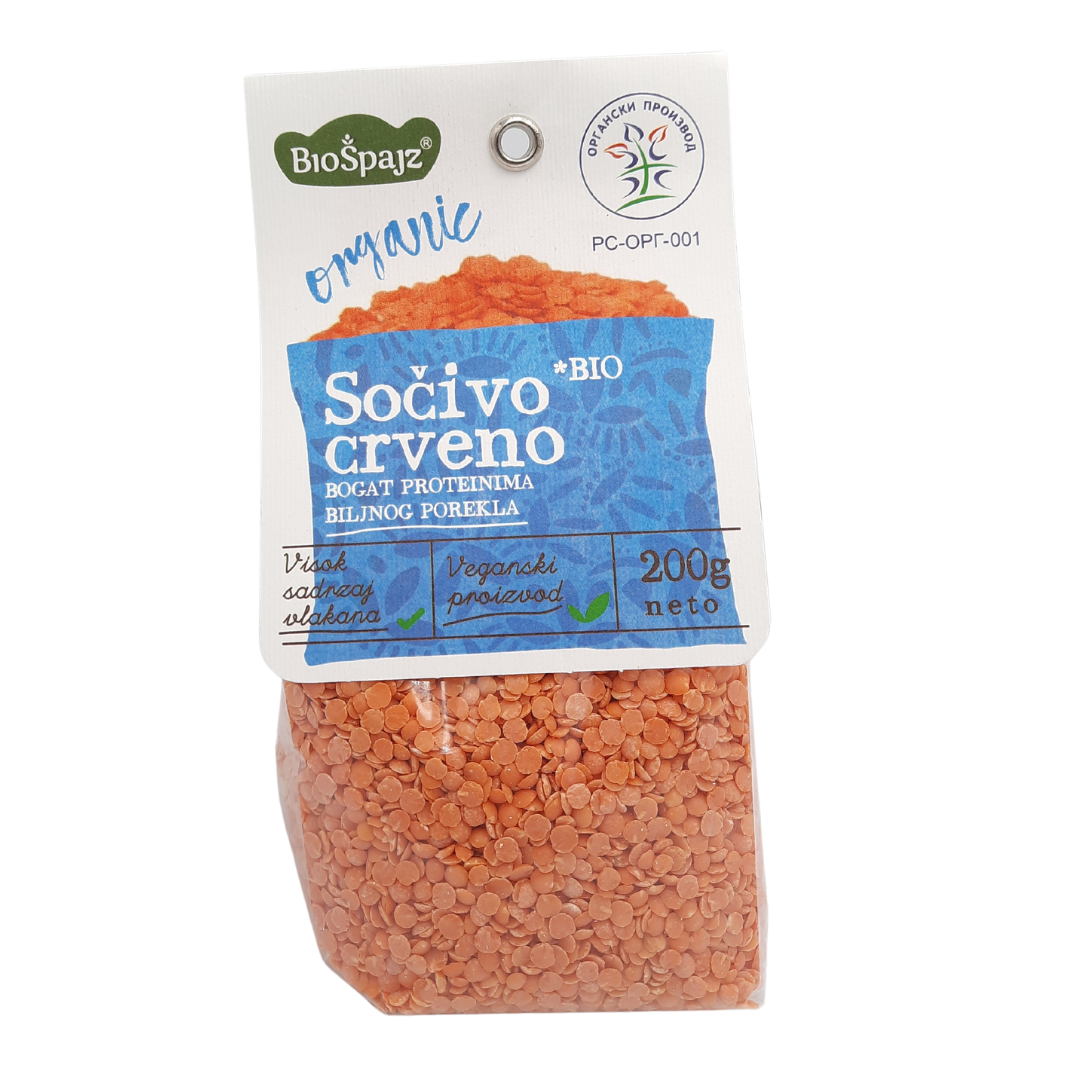 Socivo crveno organsko 200gr