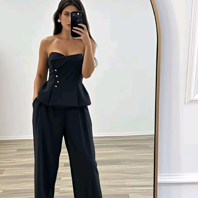 komplet top i pantalone